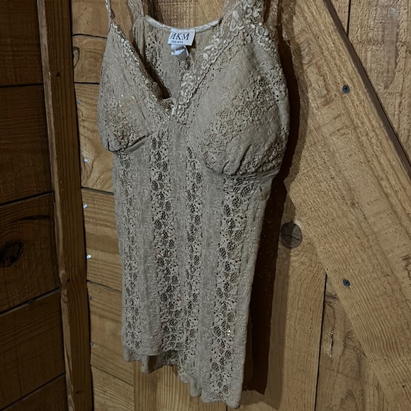 MKM Designs Lace Tank Top Medium - Picture 2 of 4